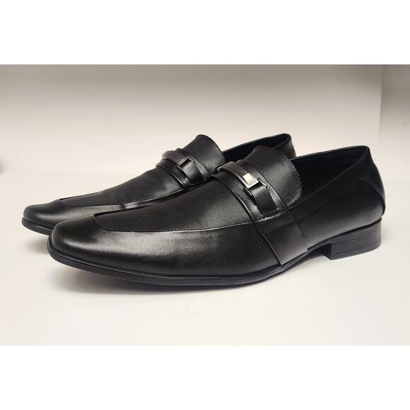 Calvin Klein Men's Benning Slip-On Loafer Dress Shoes Size 12 Color Black - Picture 7 of 16